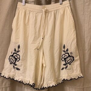 Freepeople embroidered Shorts